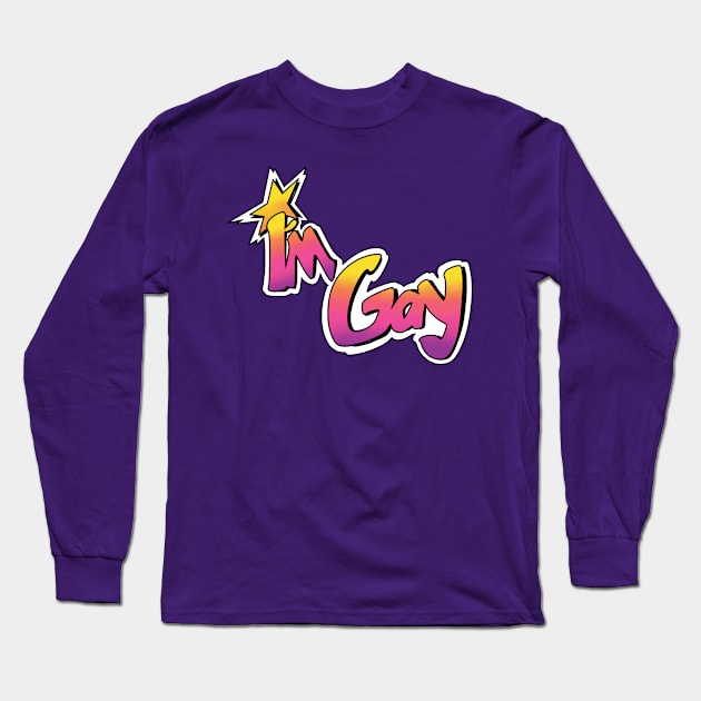 Gay and the Holograms Long Sleeve T-Shirt by Carrion Beast